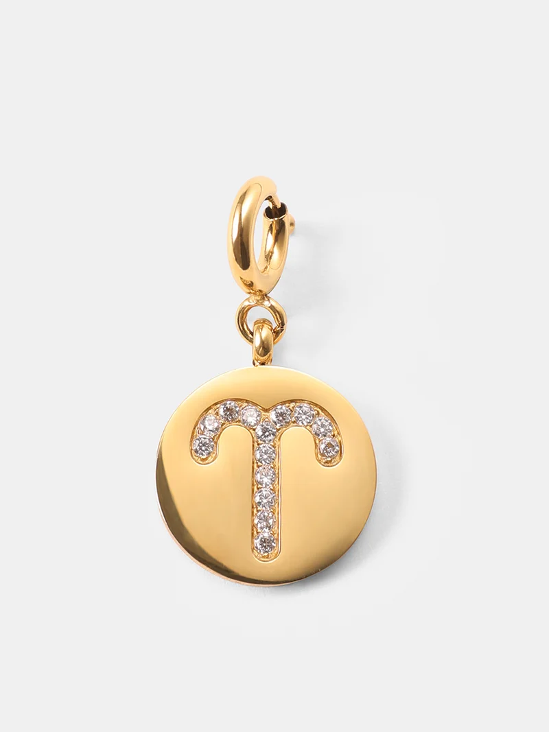 Twinkling Zodiac Ketten-Charm - Aries