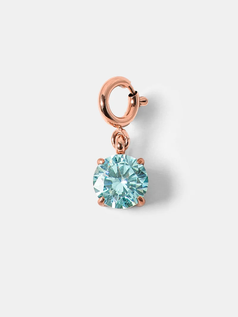 Crystal Delight Light Blue Ketten-Charm