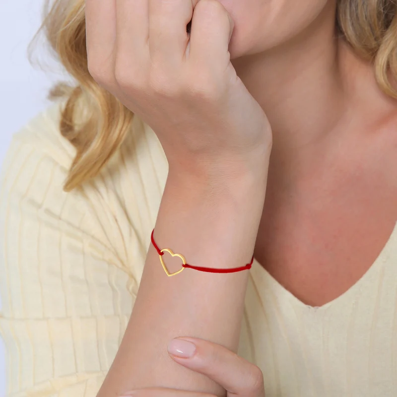 Mutter-Kind-Armbandset Herz | Nylon