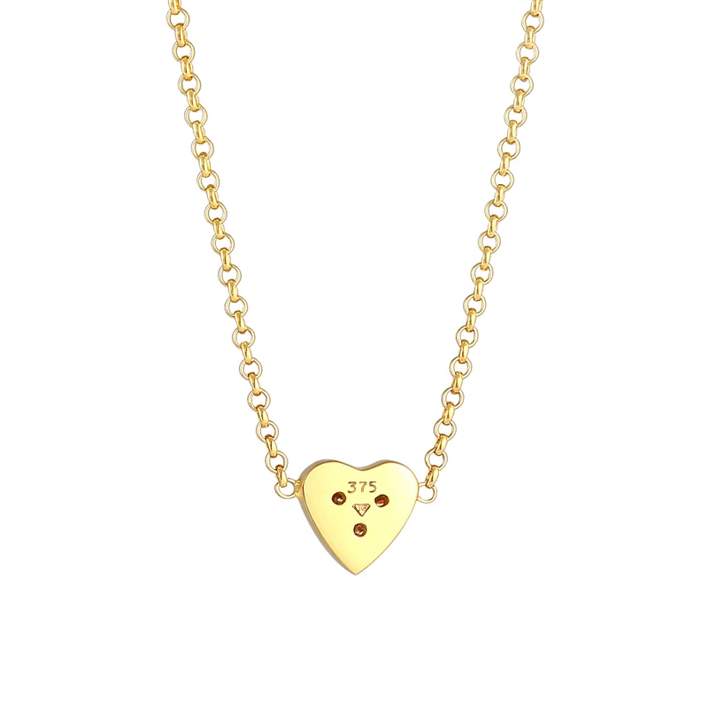 Halskette Herz | Diamant ( Weiß, 0,045 ct )