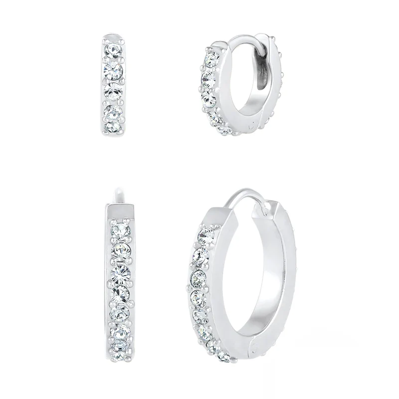Creole | Mit Kristallen von Swarovski® (Weiß)