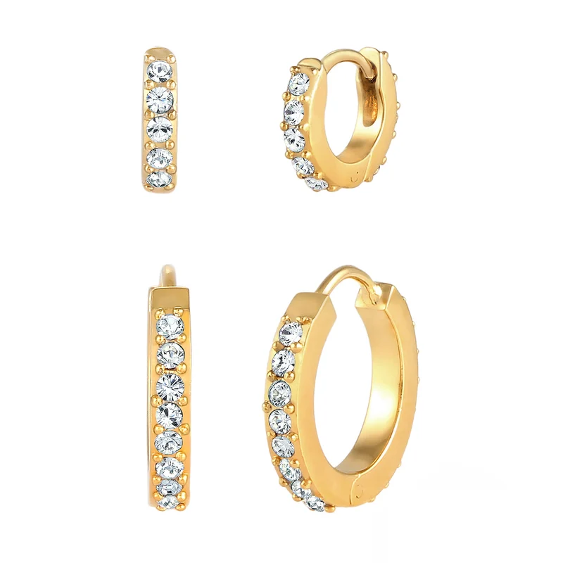 Creole | Mit Kristallen von Swarovski® (Weiß)