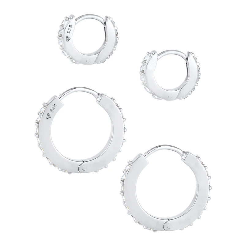 Creole | Mit Kristallen von Swarovski® (Weiß)
