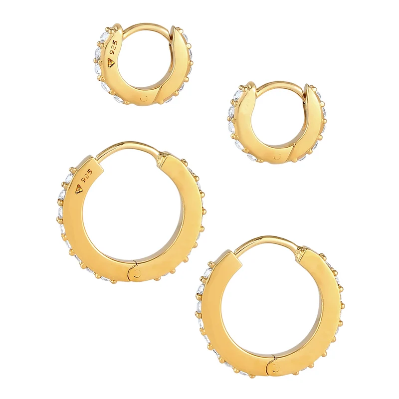 Creole | Mit Kristallen von Swarovski® (Weiß)