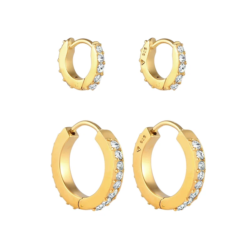 Creole | Mit Kristallen von Swarovski® (Weiß)