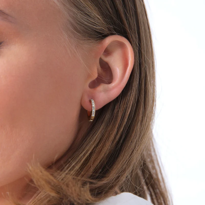 Creole | Mit Kristallen von Swarovski® (Weiß)