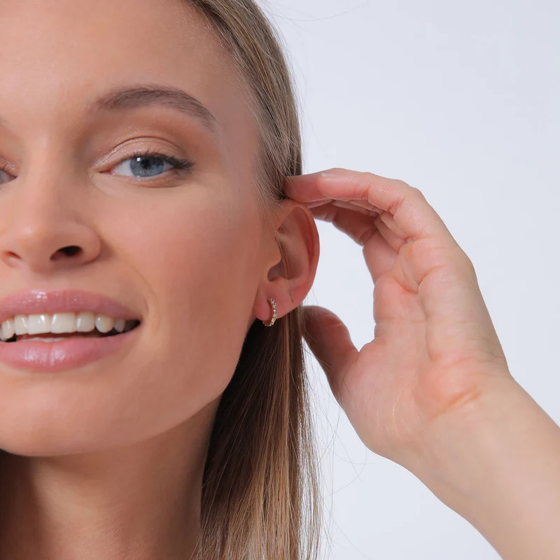 Creole | Mit Kristallen von Swarovski® (Weiß)