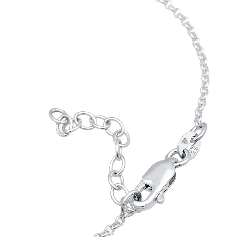Armband Herz Anhänger | Laborgezüchteter Diamant (Weiß, 0.18)