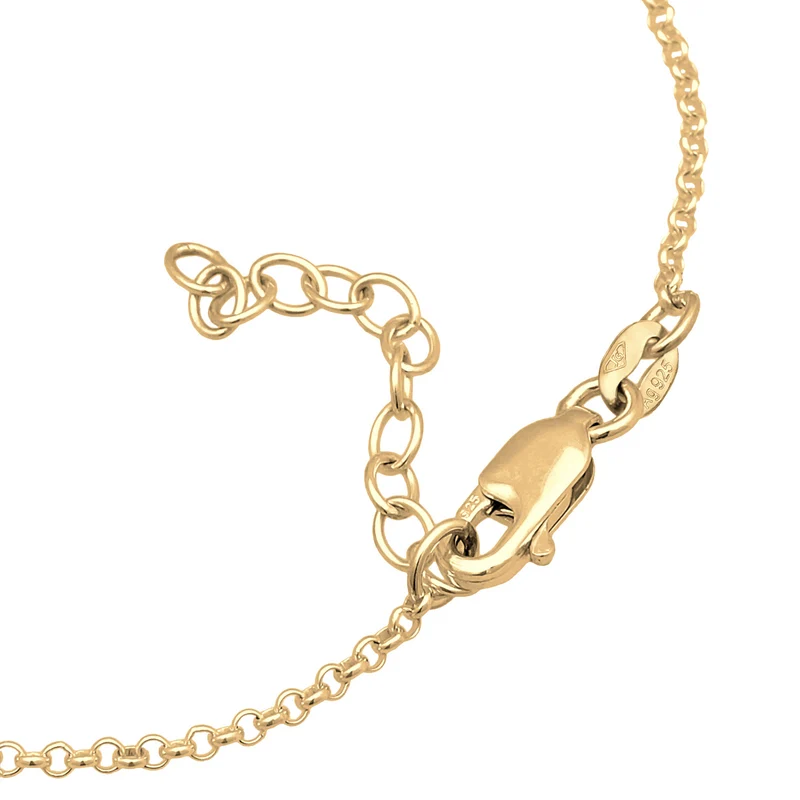 Armband Herz Anhänger | Laborgezüchteter Diamant (Weiß, 0.18)