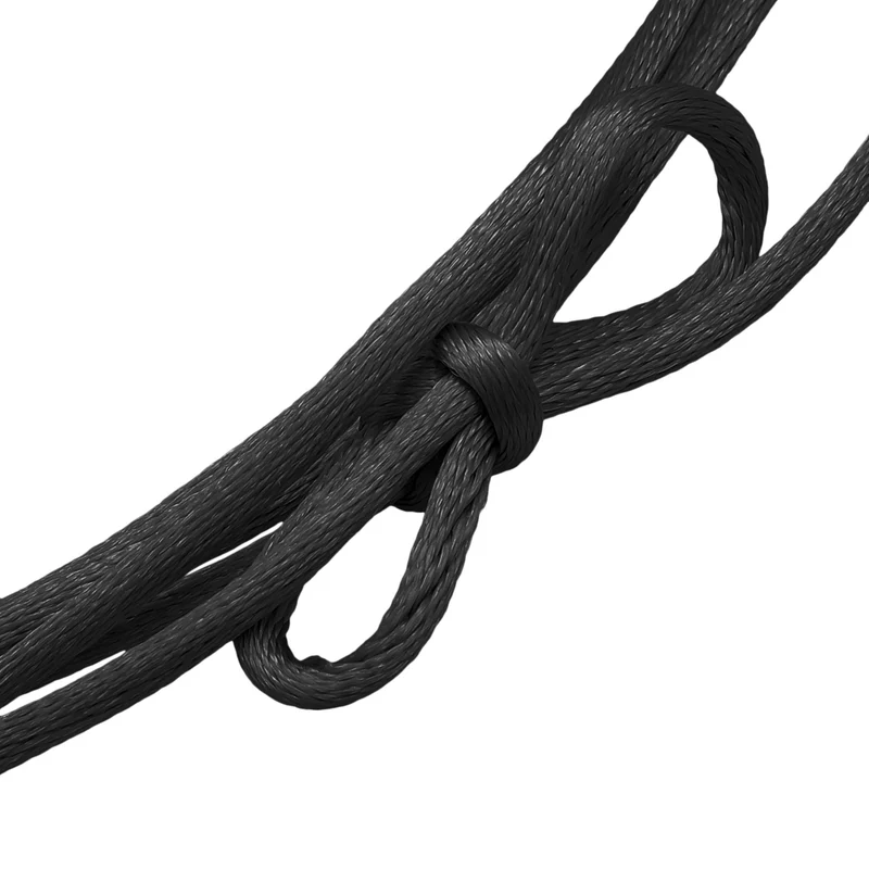 Choker Tropfen Anhänger | Satin (Grau)