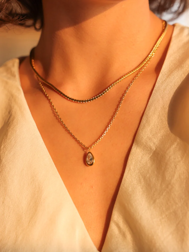 Gleaming Drop Kette
