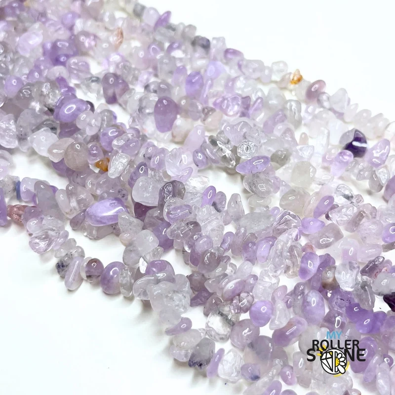 Perlenchips Amethyst Lavendel