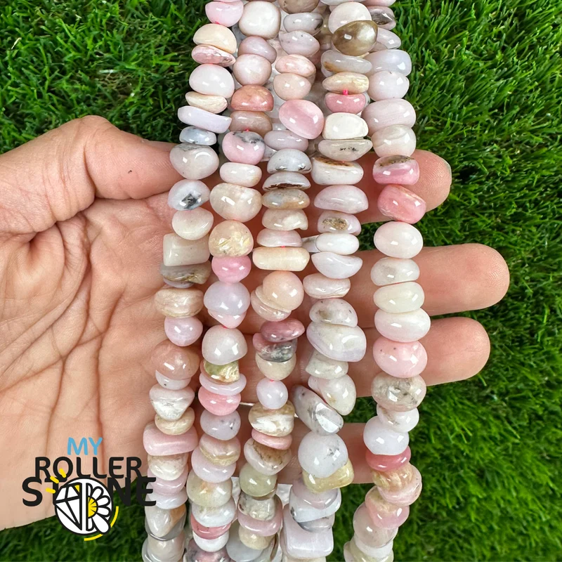 Rosa Opal-Chips-Perle
