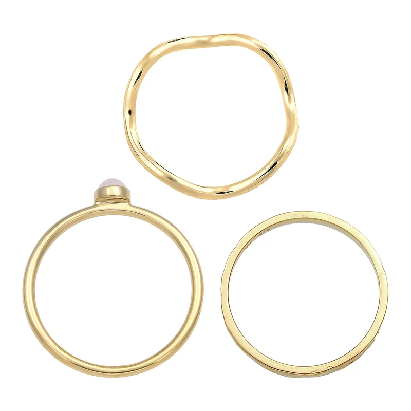 Solitär-Ringset | Opal Pink