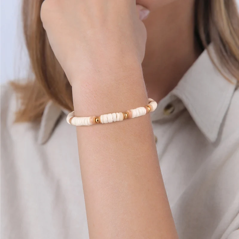 Armband Surfer Style | Heishi Beads