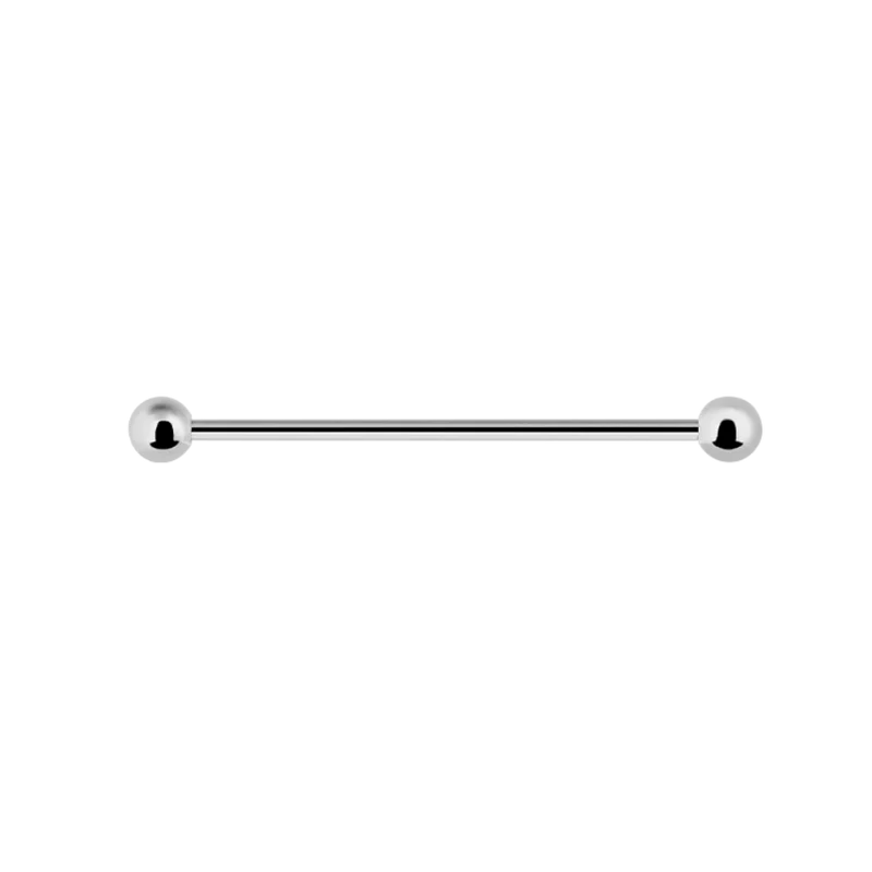 Simple Industrial Piercing Silber