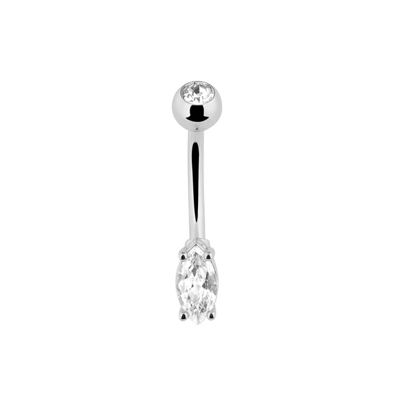 Irene Belly Piercing Silber