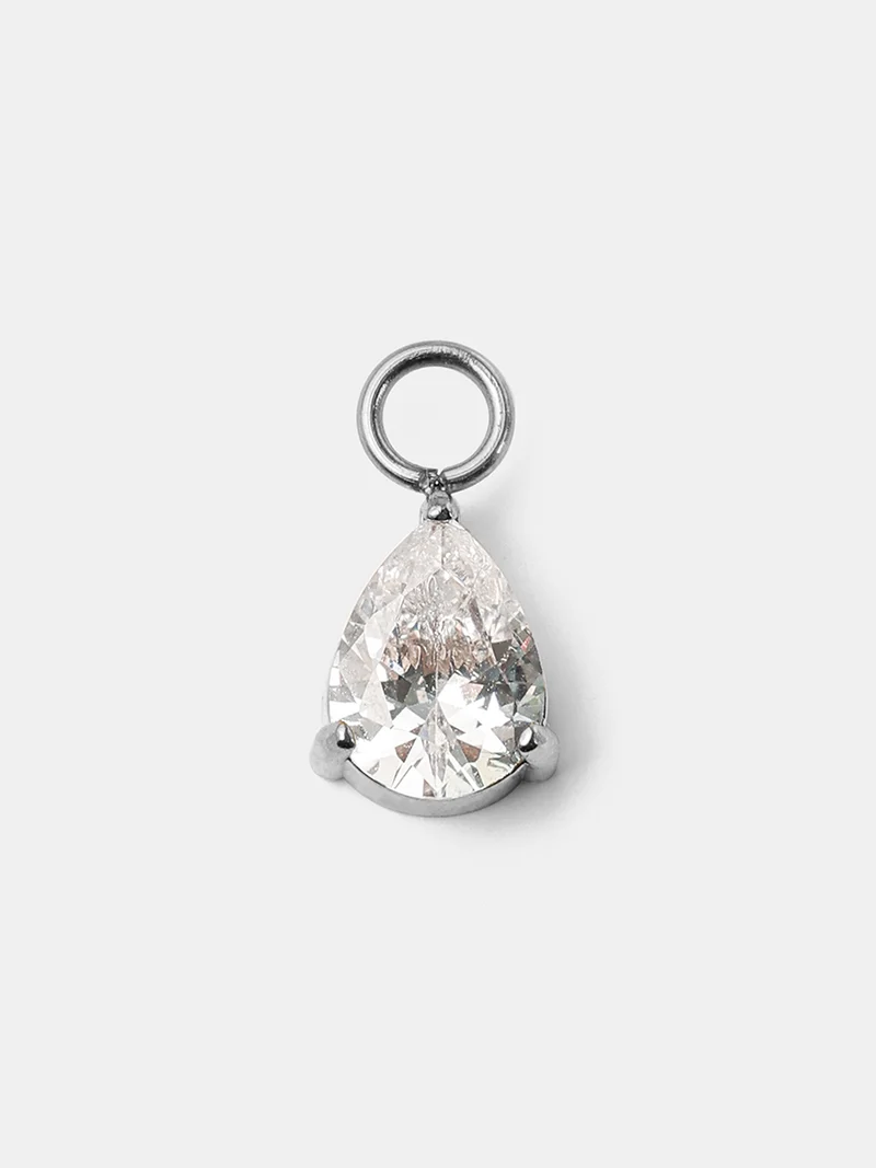 7x8,8mm Pure Drop Medium Ohrring-Charm