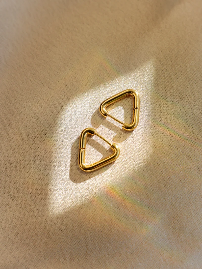 Modern Triangle Ohrringe