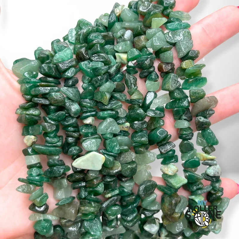 Afrikanische Jade-Chip-Perle