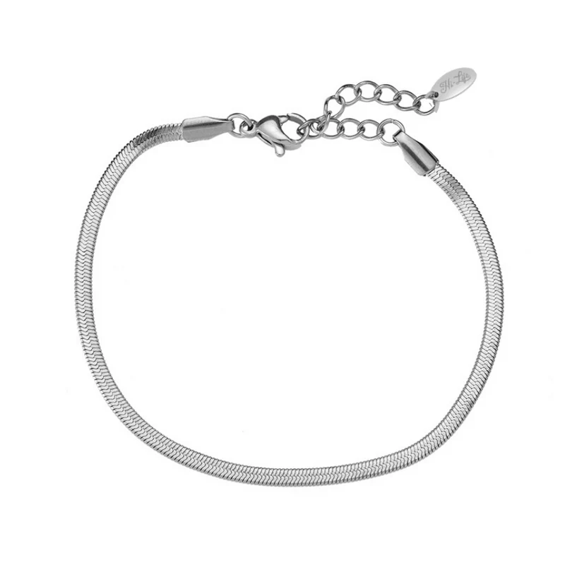Hi-Life Sleek Anklet Silber