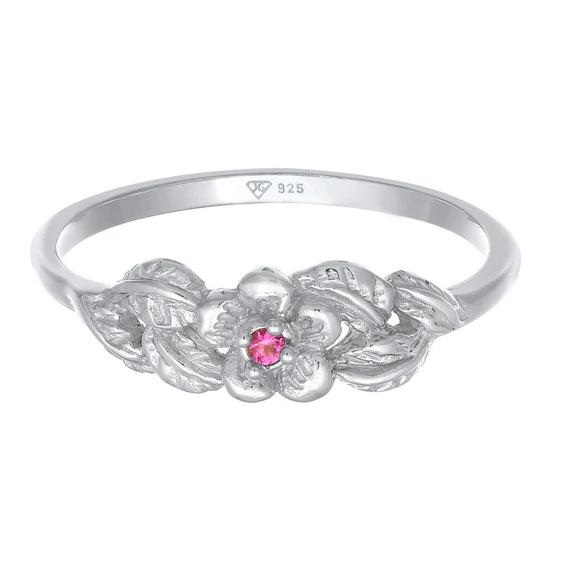Ring Elegant | Synth. Rubin (Rot)