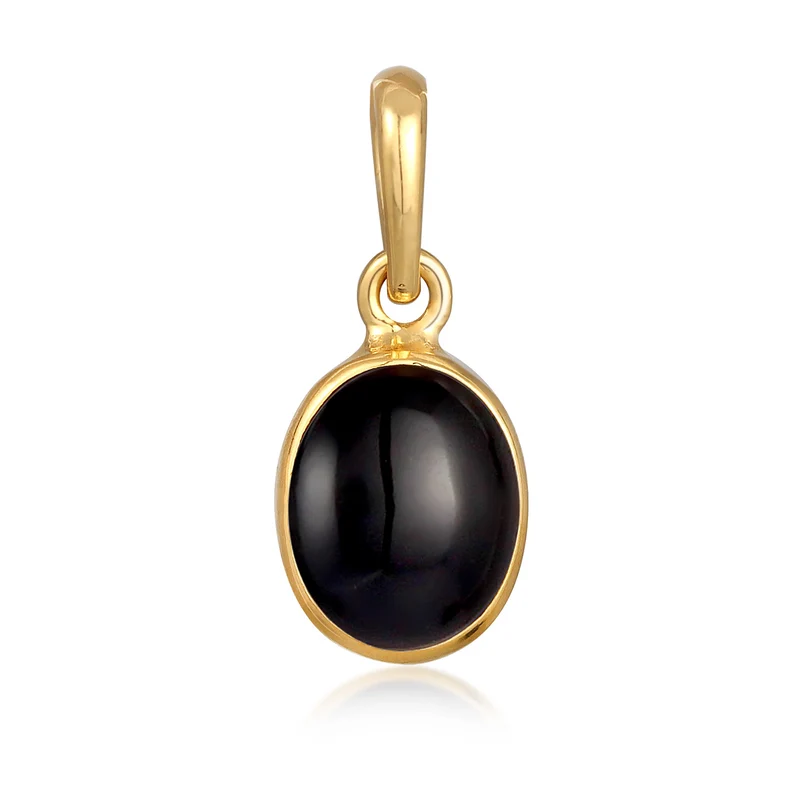 Charm Oval | Onyx (Schwarz)