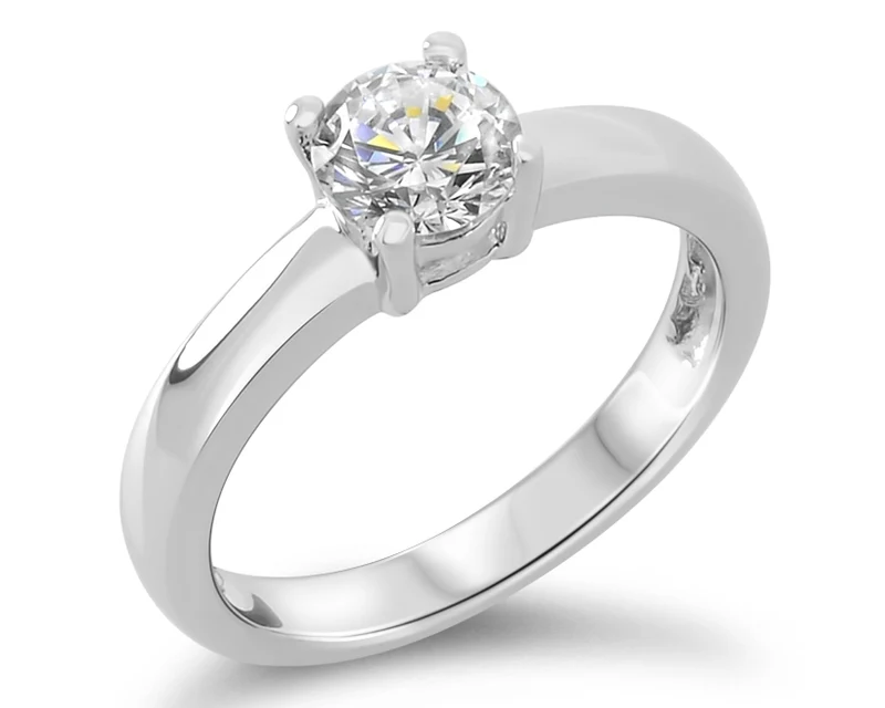 VERLOBUNGSRING 925 SILBER ZIRKONIA ANTRAG RING DAMEN KRISTALLRING FINGERRING VERLOBUNG