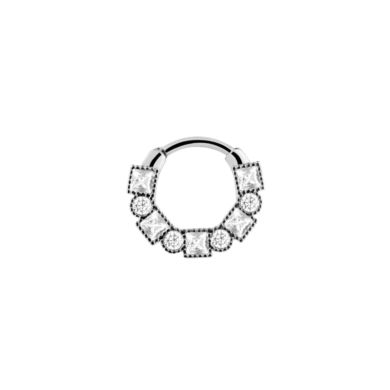 Majestic Clicker Piercing Silber