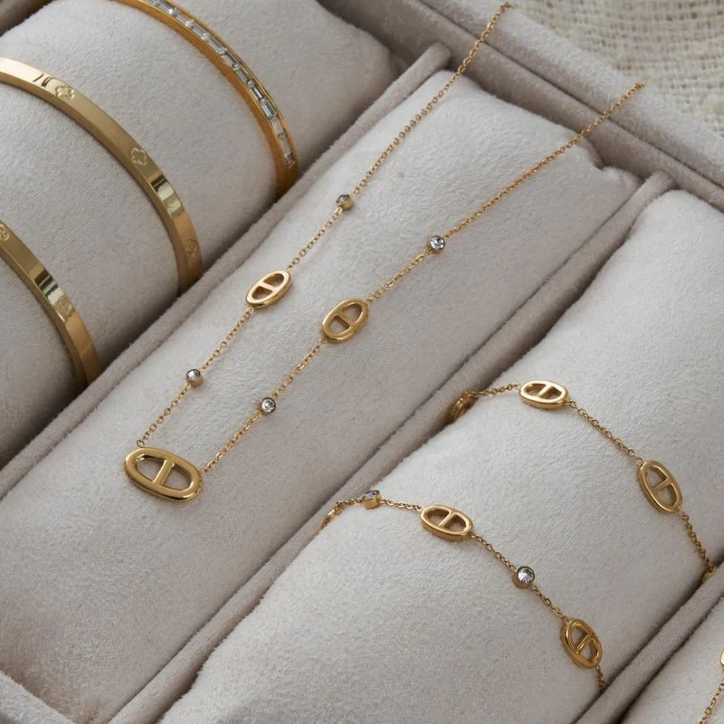 Everlasting Deluxe Armband 14K Vergoldet