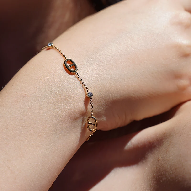 Everlasting Deluxe Armband 14K Vergoldet
