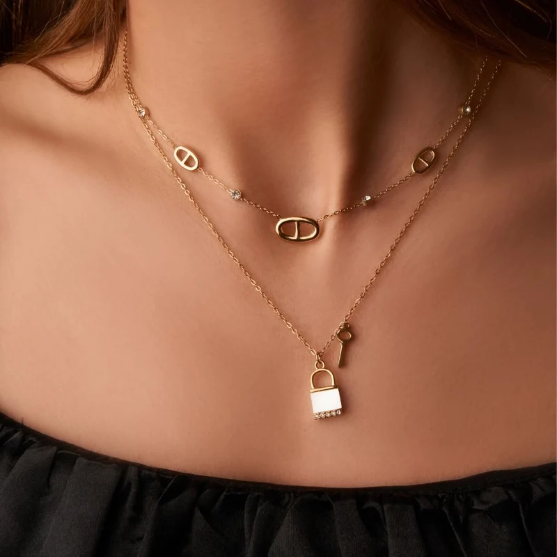 Everlasting Deluxe Kette 14K Vergoldet
