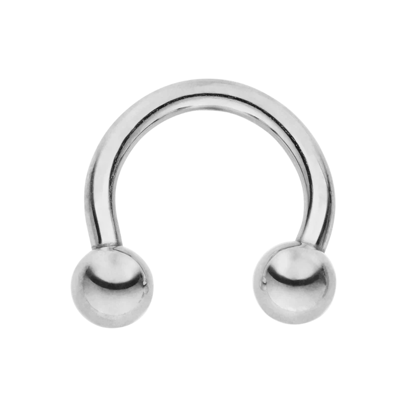 Hufeisen Piercing Silber