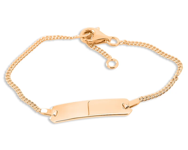 BABY TAUFARMBAND MIT GRAVUR NAMENSARMBAND ROSÉGOLD ARMKETTCHEN KINDER