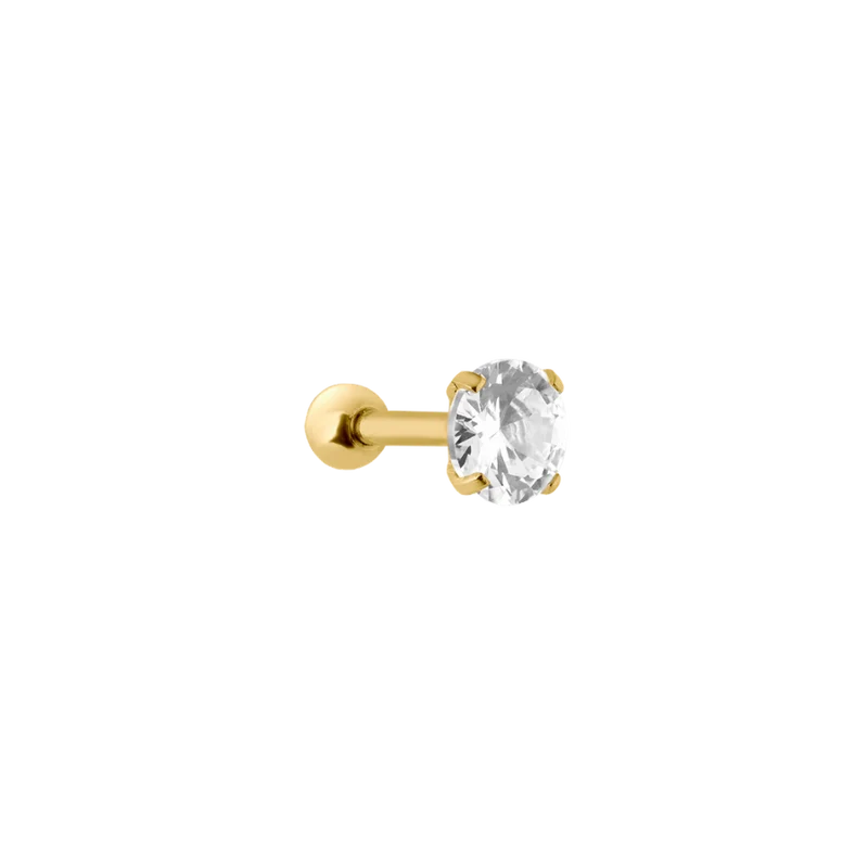 Hi-Life Crystal Ohr Piercing Gold