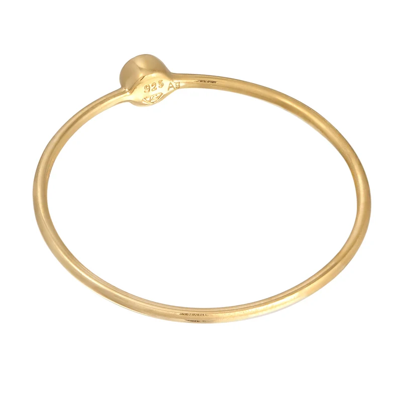 Stapelring Solitär | Kristall (Grün)