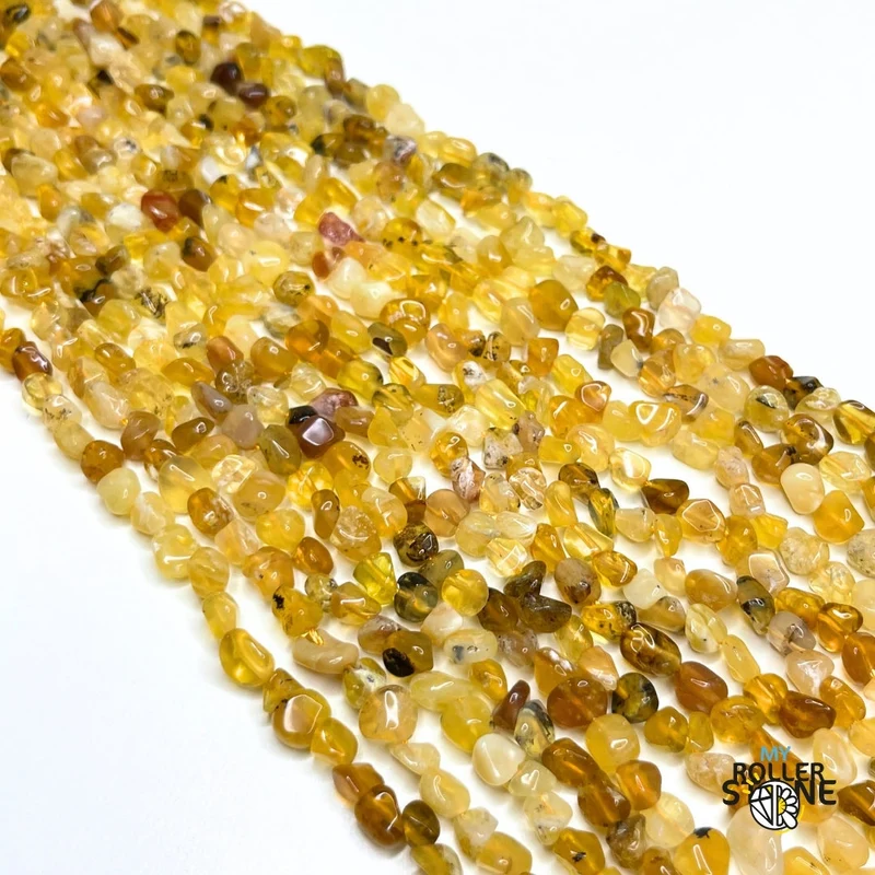 Gelbe Opal-Barockperle