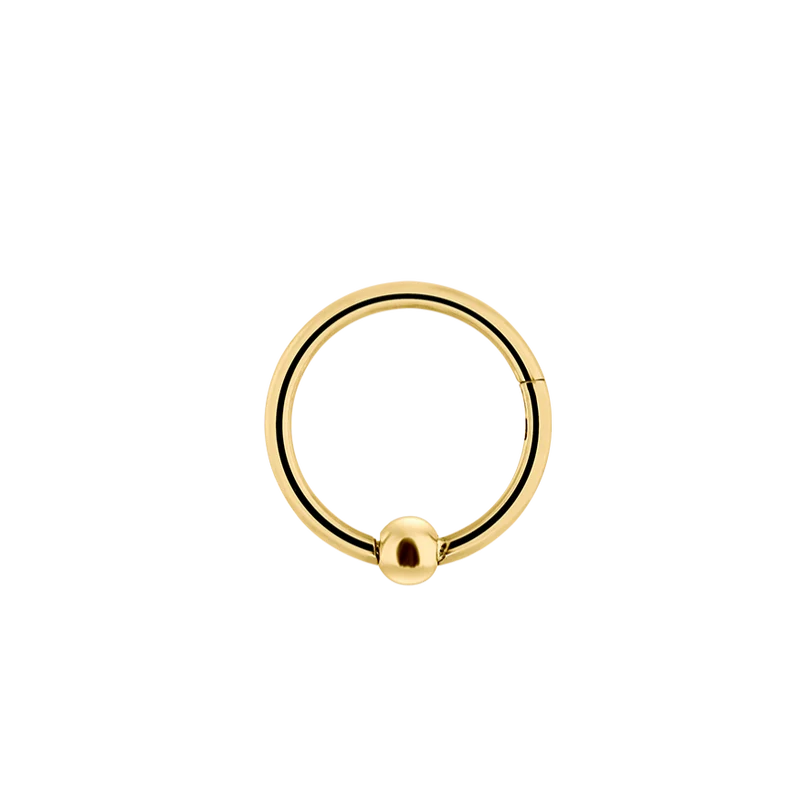Iconic Ball Clicker Piercing Gold