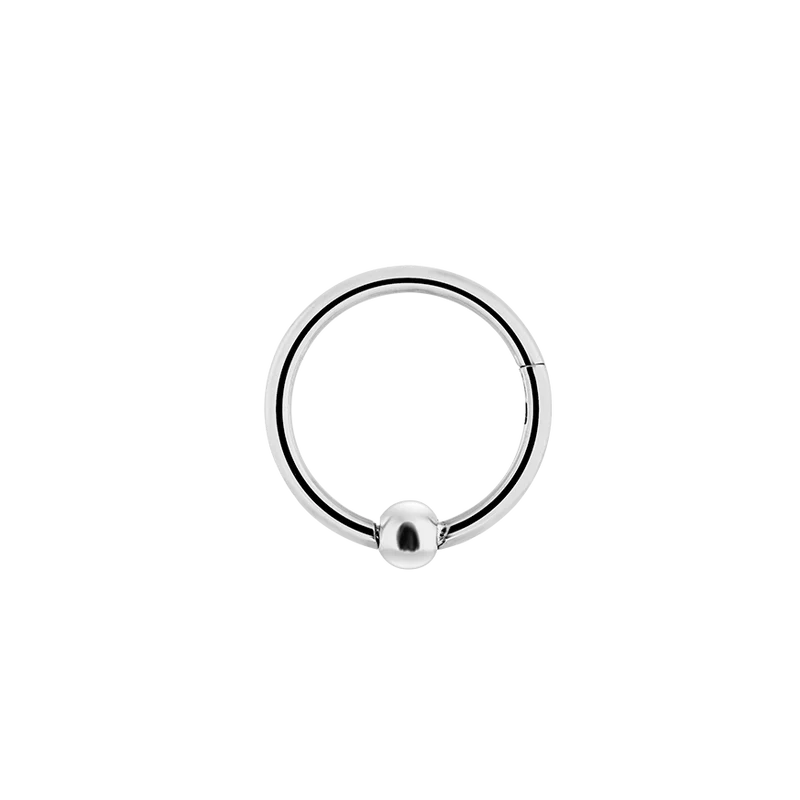 Iconic Ball Clicker Piercing Silber