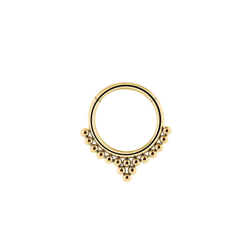 Antique Clicker Piercing Gold