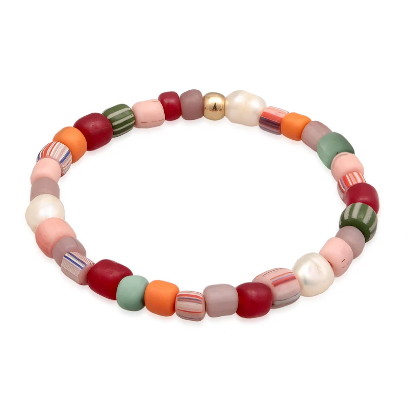 Armband Beads Bunt | Süßwasserperlen