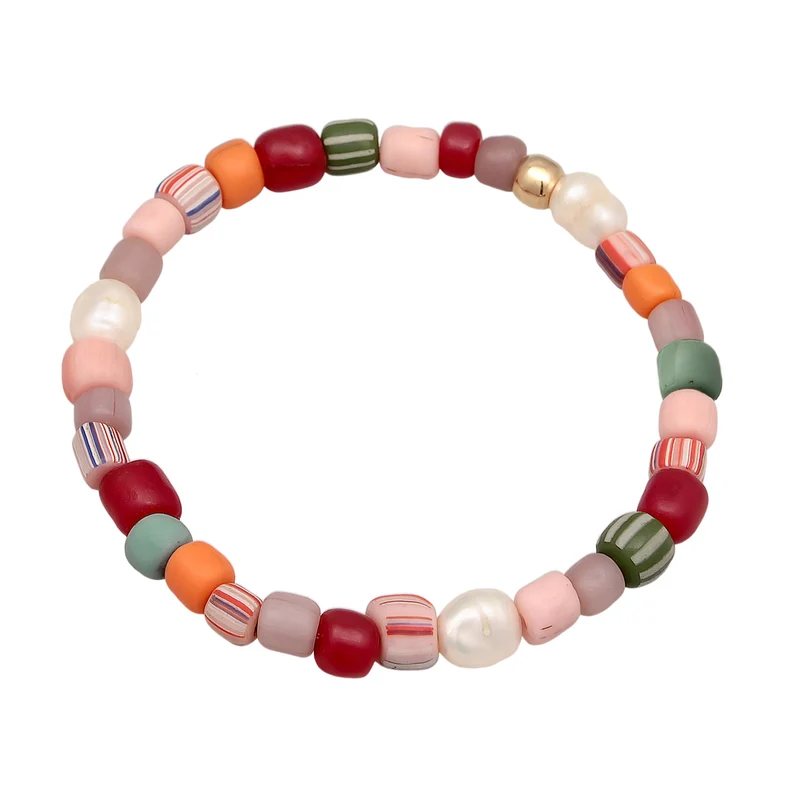 Armband Beads Bunt | Süßwasserperlen