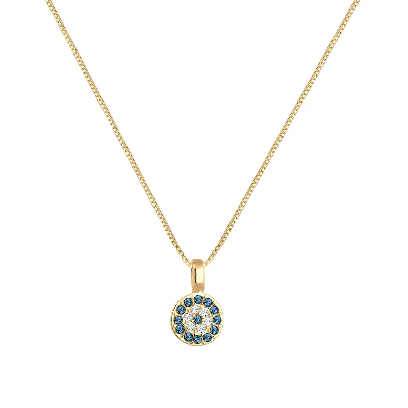 Halskette | Mit Kristallen von Swarovski® (Blau)