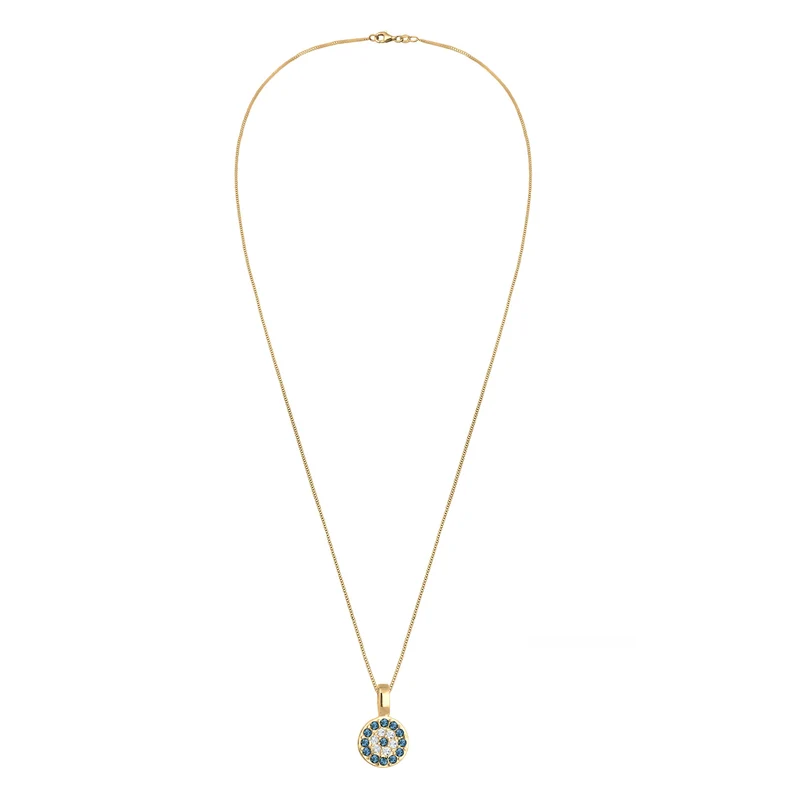 Halskette | Mit Kristallen von Swarovski® (Blau)