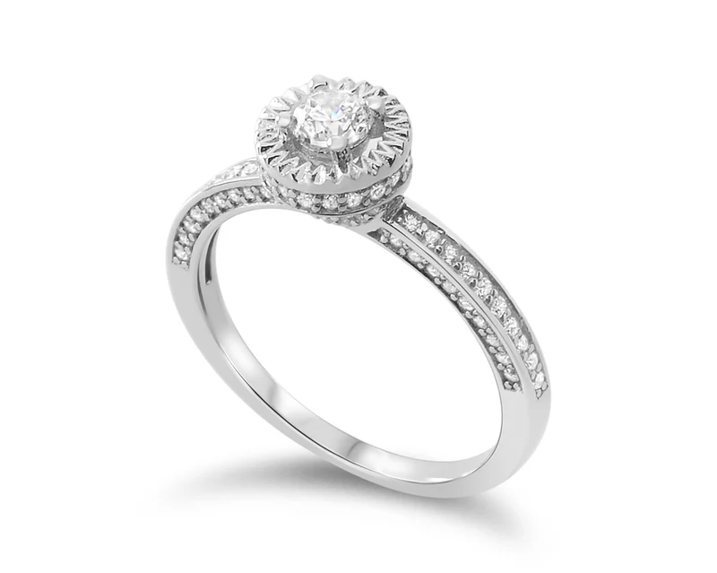 DAMENRING SILBERRING MIT GRAVUR VERLOBUNGSRING SILBER RING ANTRAG