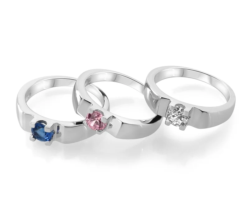 TAUFRING FÜR MÄDCHEN ROSA