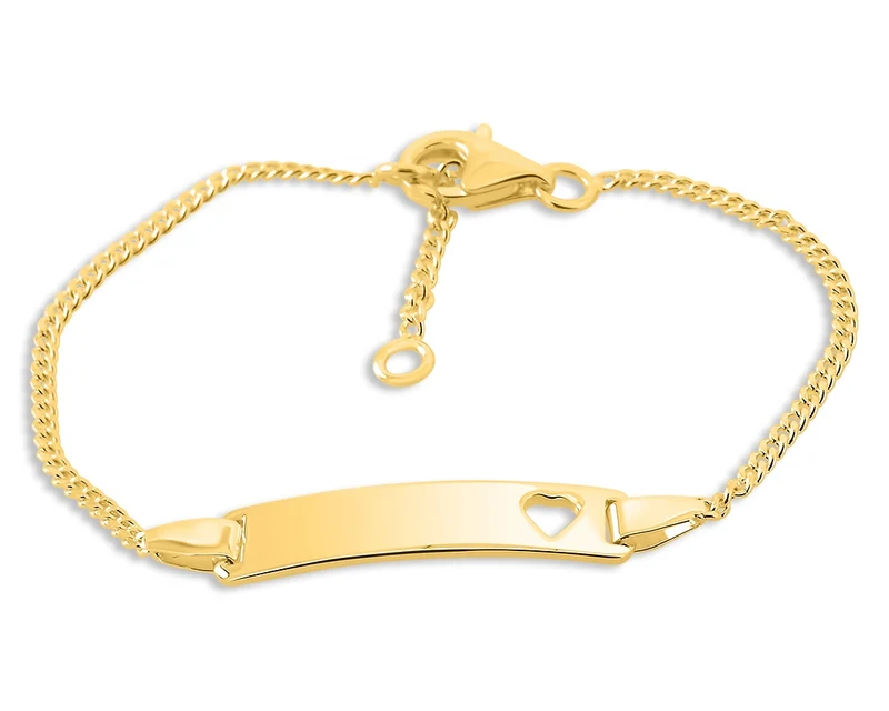 ARMBAND BABY MIT GRAVUR GOLD ID ARMBAND NAMENSARMBAND GESCHENK ZUR TAUFE