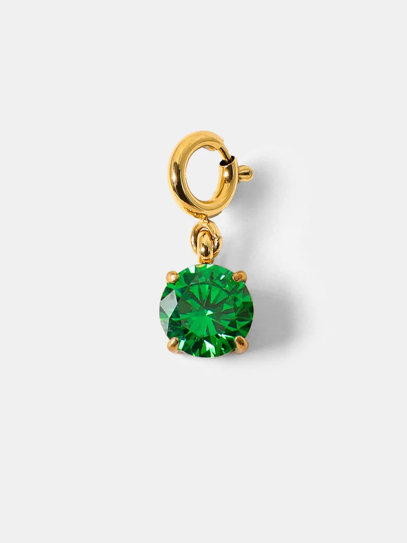Crystal Delight Green Ketten-Charm