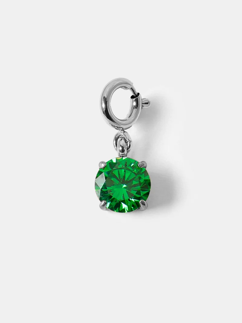 Crystal Delight Green Ketten-Charm