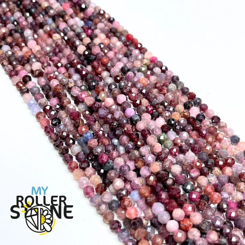Facettierte Spinellperle